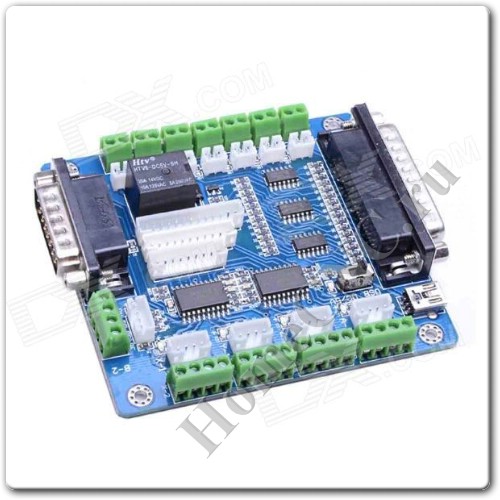 Китайский контроллер ЧПУ станка 5 Axis CNC Breakout Board for Stepper Motor Driver with DB25 Cable